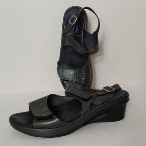 Wolky Zin Wedge Leather Comfort Sandal